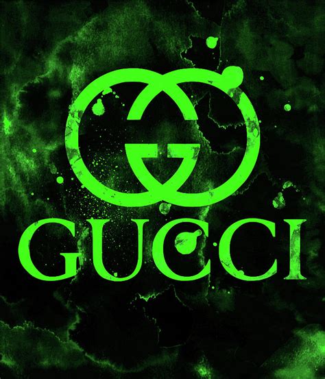 green gucci logo